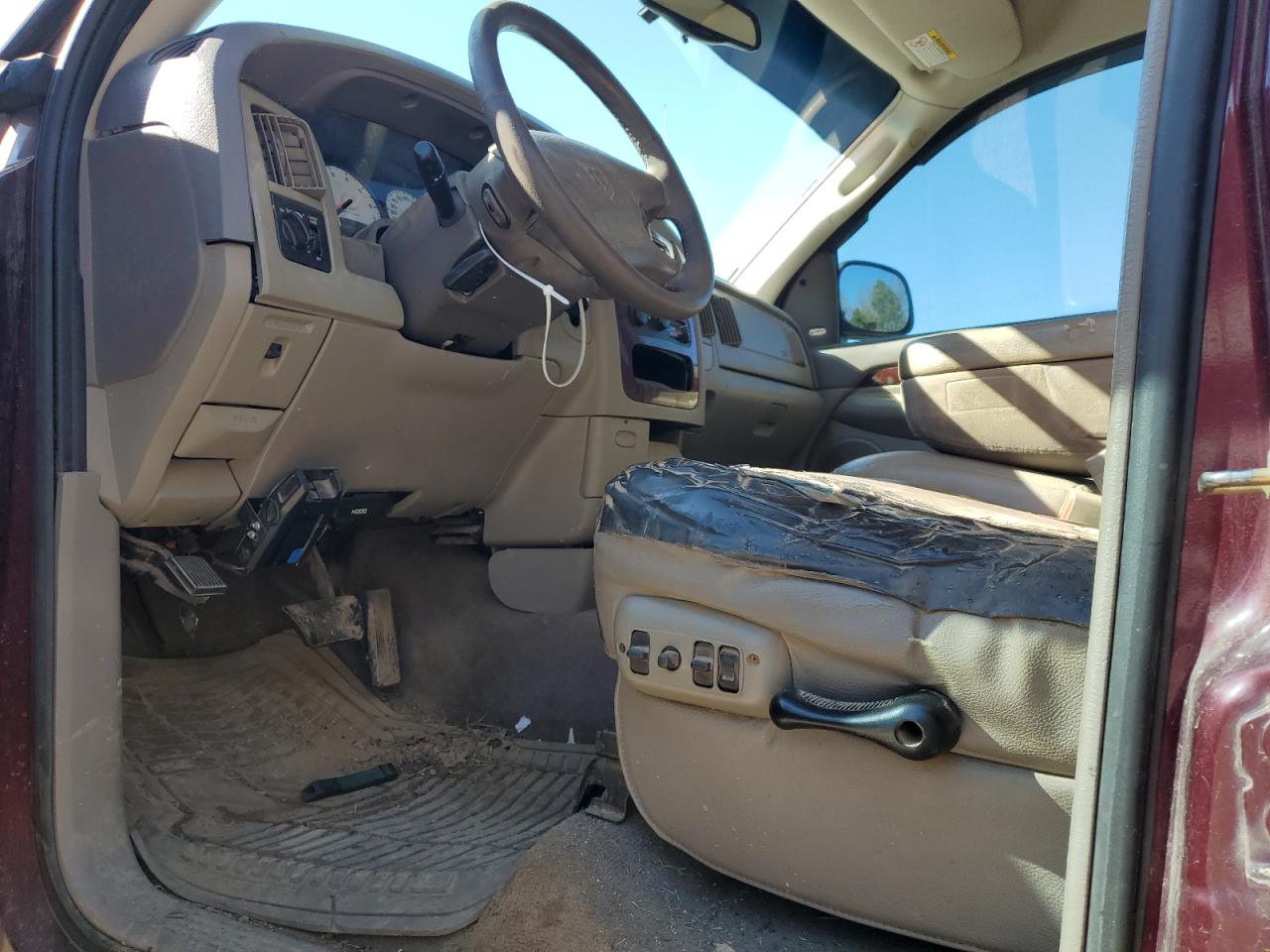 2003 Dodge RAM VIN 1D7HA18Z53S143727 Copart auction photo, front end / side damage thumbnail 7