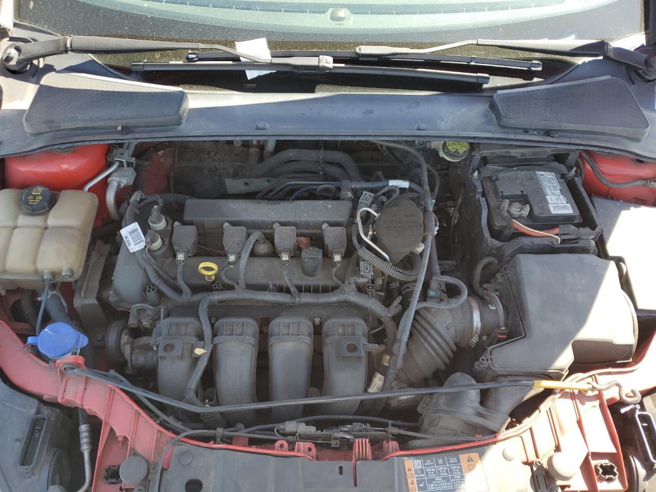 2016 Ford Focus VIN 1FADP3F22GL222741 Copart auction photo, rear end damage thumbnail 11