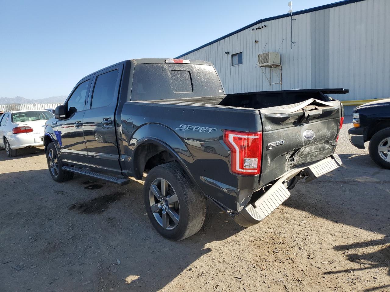 2016 Ford F-150 VIN 1FTEW1CG6GKF46321 Copart auction photo, rear end / frame damage damage thumbnail 2
