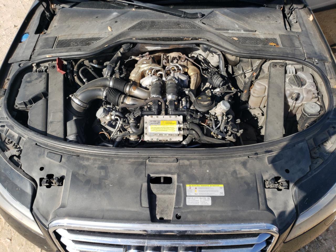 2014 Audi A8 VIN WAUR2AFD6EN003560 Copart auction photo, undercarriage damage thumbnail 11