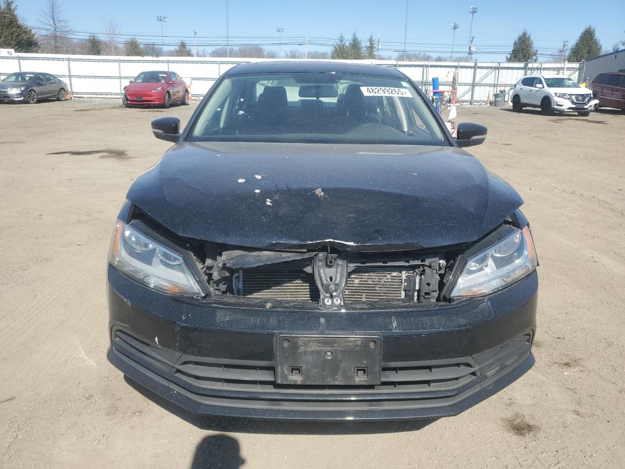 2015 Volkswagen Jetta VIN 3VWD17AJ3FM356315 Copart auction photo, front end damage thumbnail 5