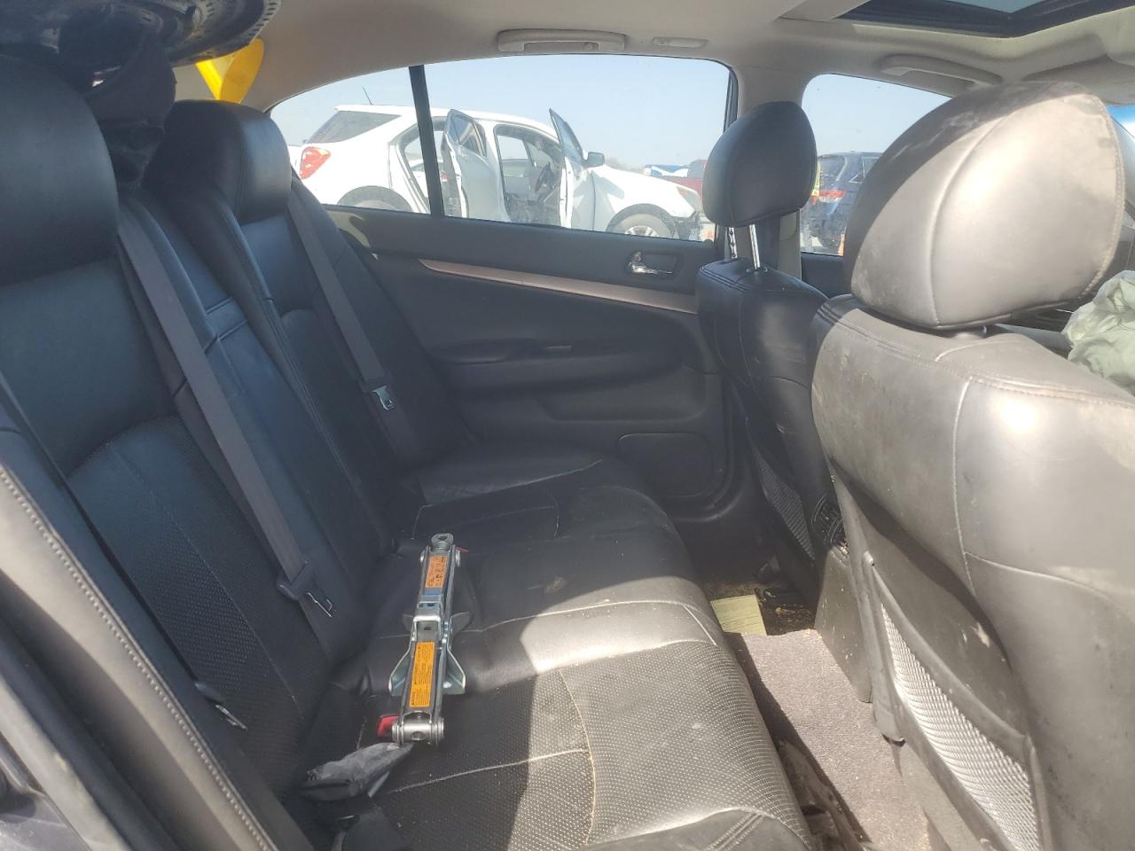 2011 Infiniti G VIN JN1CV6AP3BM500777 Copart auction photo, front end damage thumbnail 10