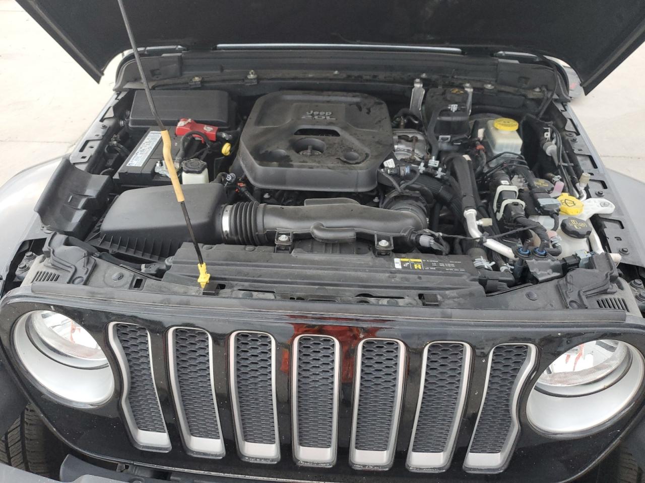 2019 Jeep Wrangler VIN 1C4HJXEN4KW614692 Copart auction photo, rear end damage thumbnail 12