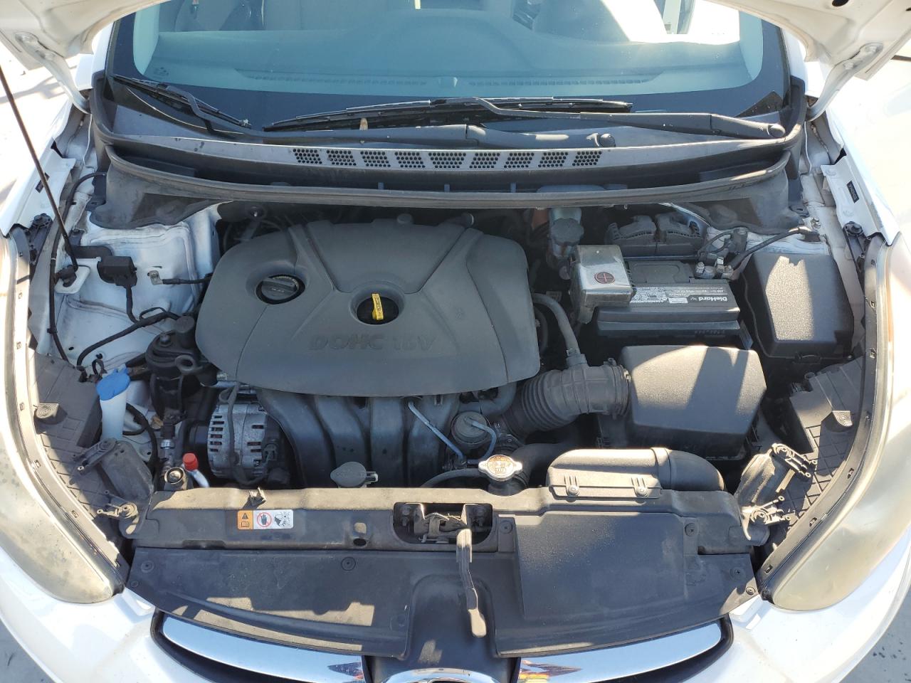 2013 Hyundai Elantra VIN 5NPDH4AE5DH403038 Copart auction photo, side damage thumbnail 11