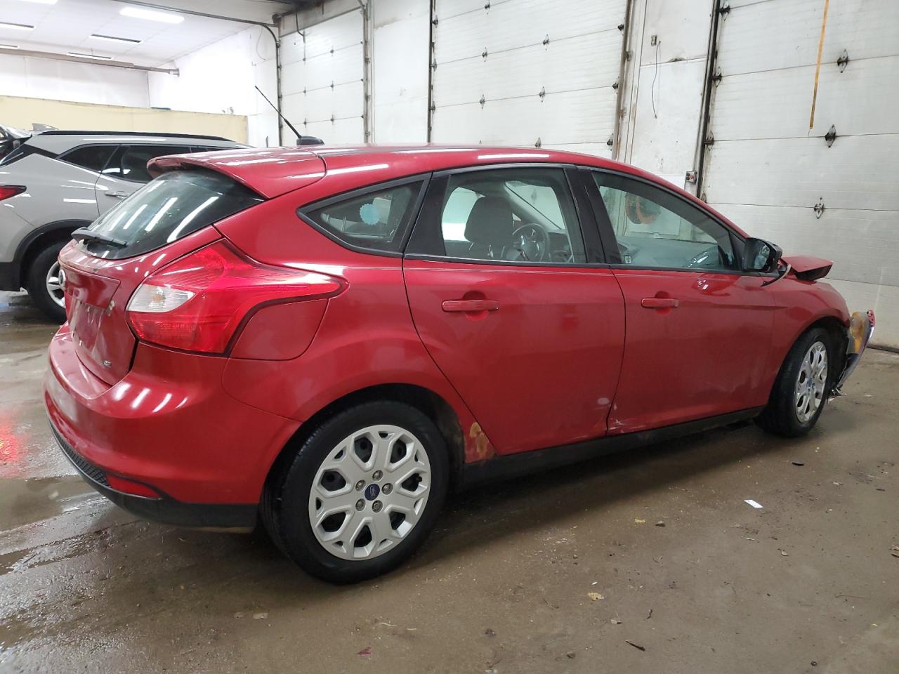 2012 Ford Focus VIN 1FAHP3K29CL320165 Copart auction photo, front end / side damage thumbnail 3
