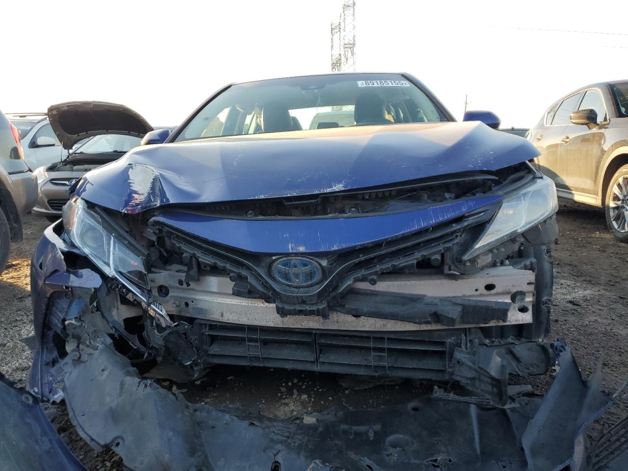 2018 Toyota Camry VIN 4T1B31HK0JU504890 Copart auction photo, front end / rear end damage thumbnail 5