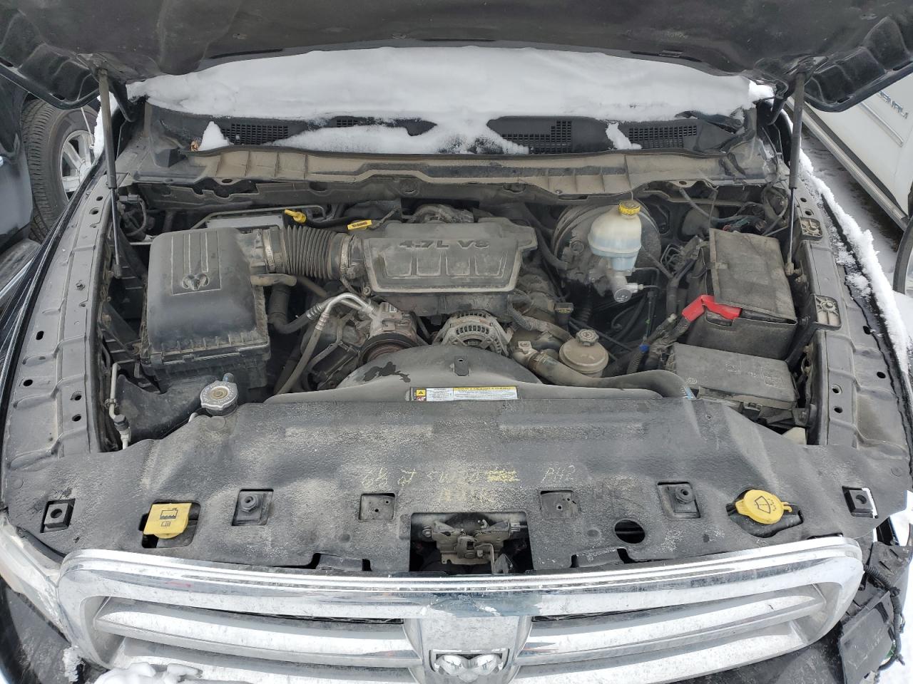 2009 Dodge RAM VIN 1D3HV18P29S784444 Copart auction photo, front end / undercarriage damage thumbnail 13
