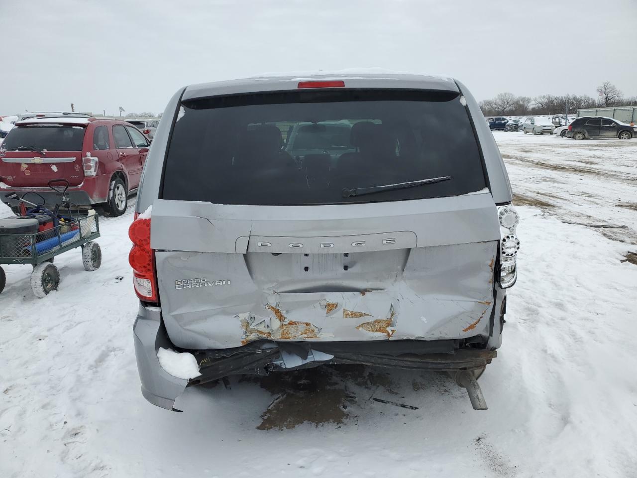 2016 Dodge Caravan VIN 2C4RDGBG3GR258818 Copart auction photo, front end / rear end damage thumbnail 6