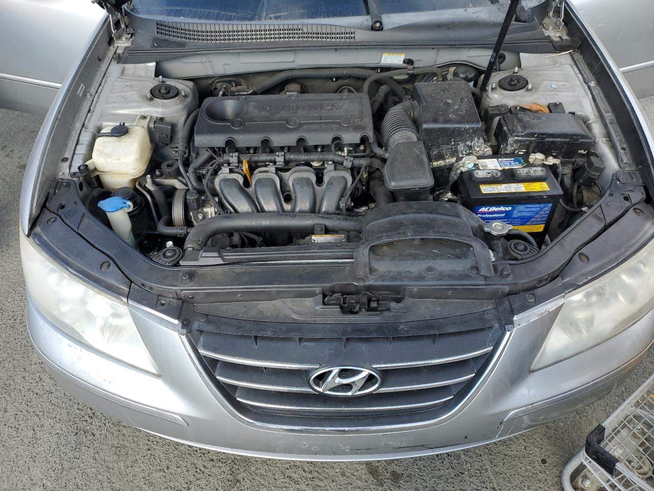 2009 Hyundai Sonata VIN 5NPET46CX9H411394 Copart auction photo, vandalism damage thumbnail 11