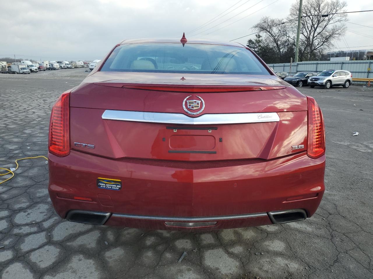 2014 Cadillac CTS VIN 1G6AR5S31E0180842 Copart auction photo, front end damage thumbnail 6