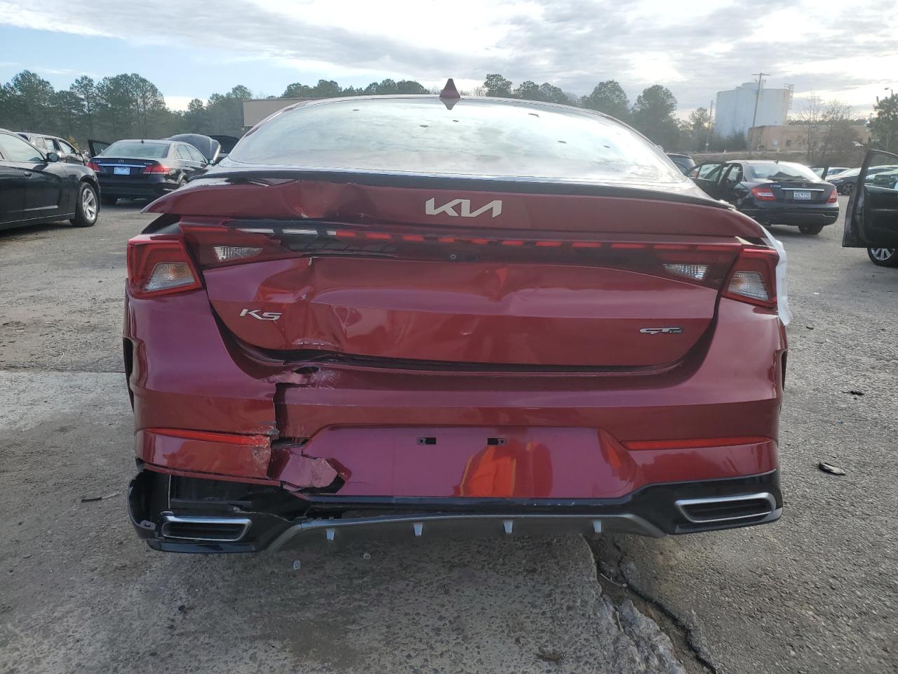 2022 KIA K5 VIN 5XXG64J24NG129675 Copart auction photo, rear end damage thumbnail 6