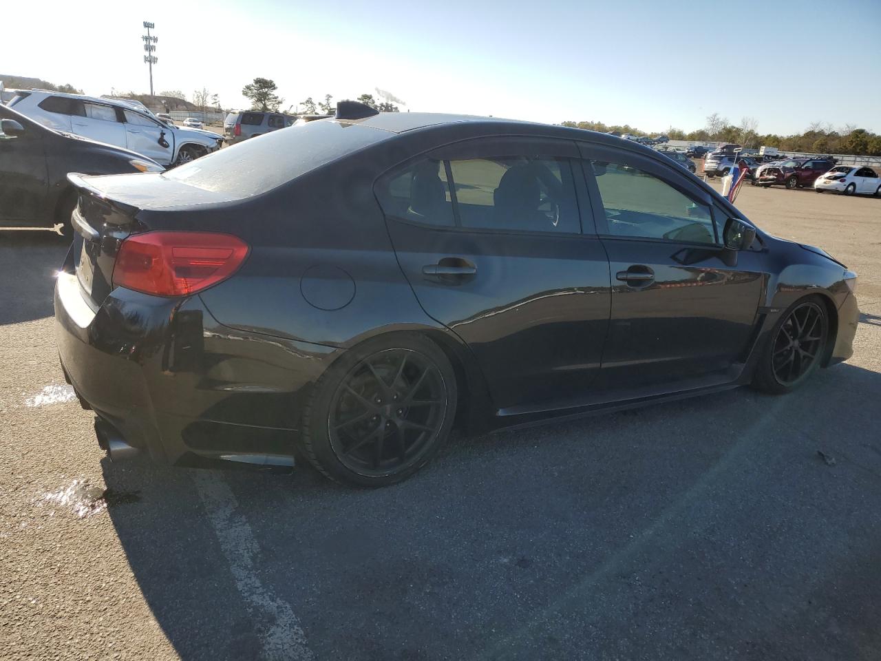 2015 Subaru WRX VIN JF1VA1J60F9834016 Copart auction photo, front end / side damage thumbnail 3