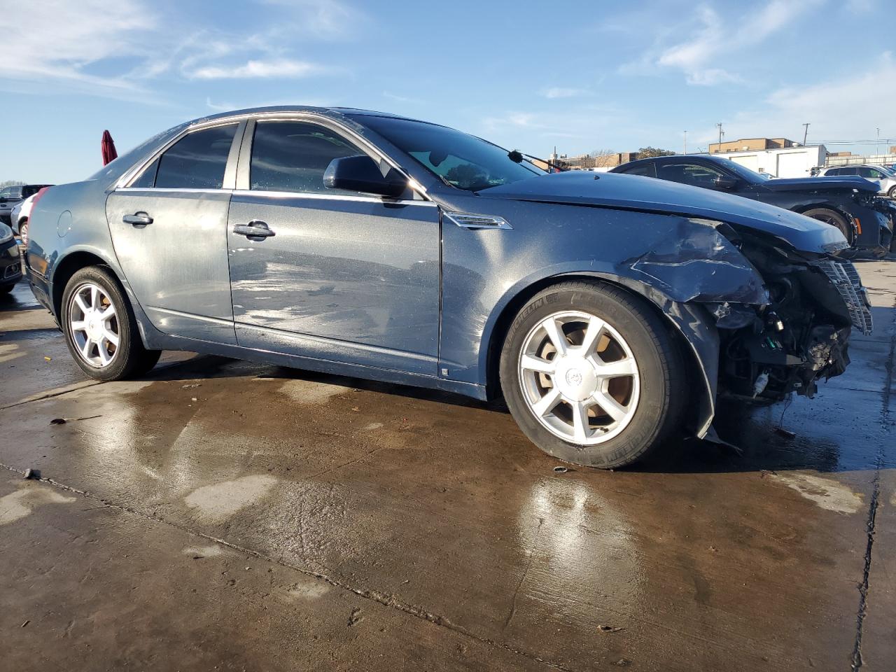 2009 Cadillac CTS VIN 1G6DF577290139580 Copart auction photo, front end / all over damage thumbnail 4