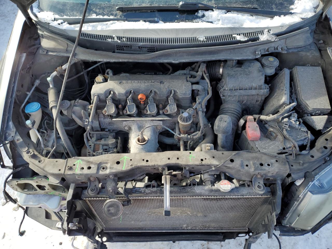 2013 Honda Civic VIN 2HGFB2F54DH550534 Copart auction photo, front end / minor dent/scratches damage thumbnail 11