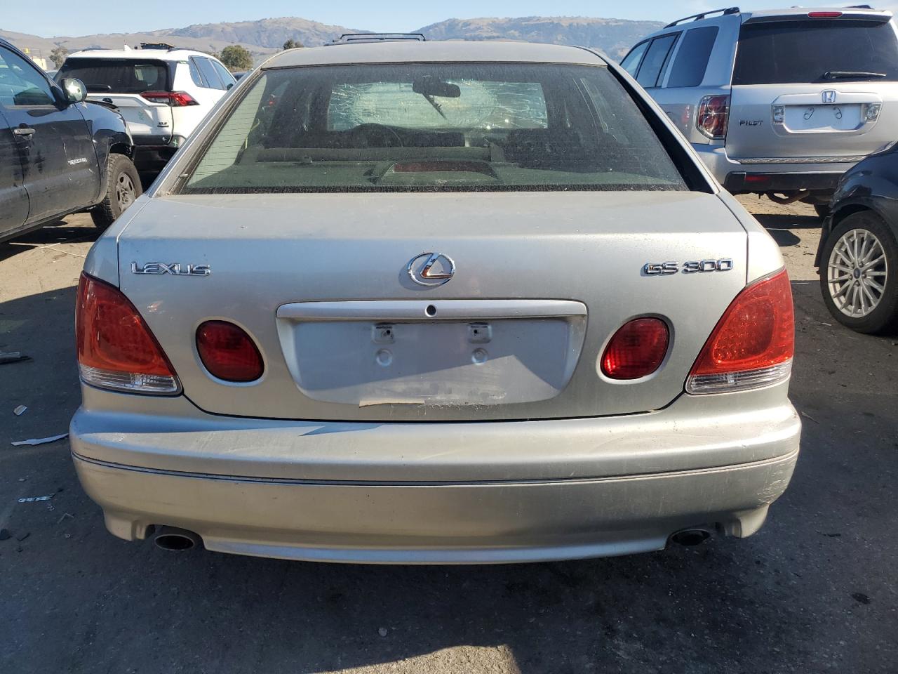 2004 Lexus GS 300 VIN JT8BD69S340196198 Copart auction photo, front end / top/roof damage thumbnail 6