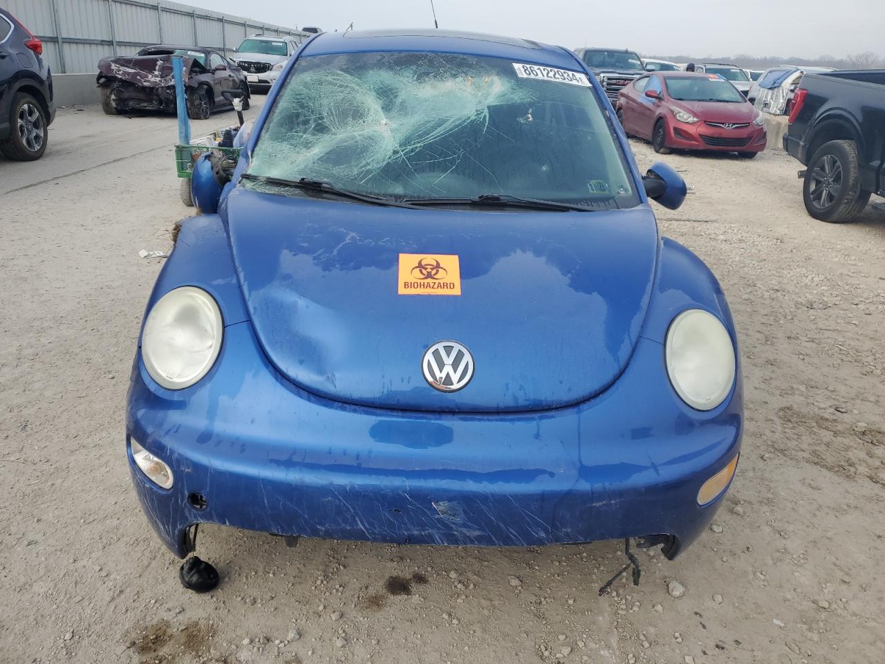 2002 Volkswagen Beetle VIN 3VWCB21C62M432102 Copart auction photo, all over damage thumbnail 5
