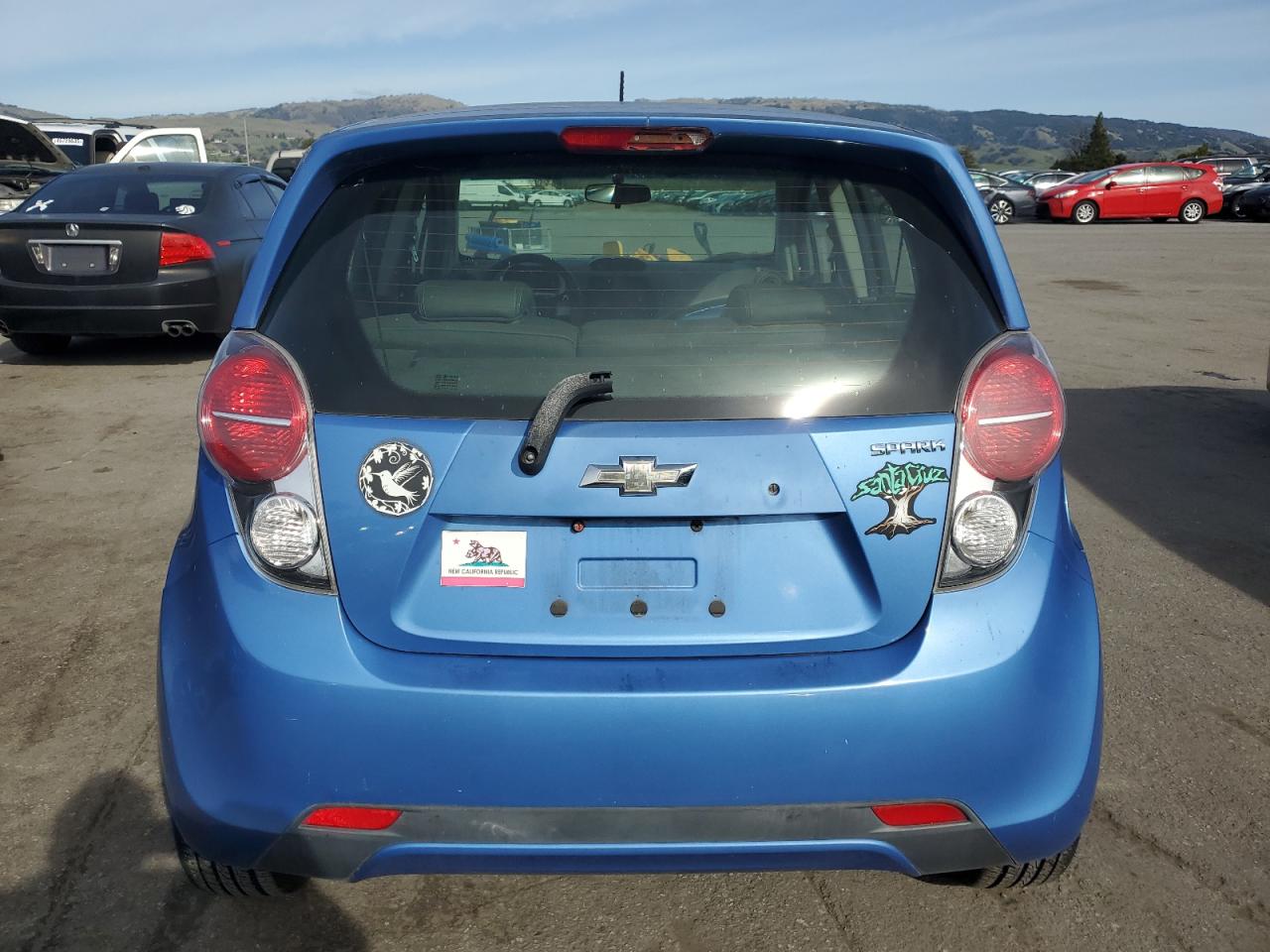 2015 Chevrolet Spark VIN KL8CD6S99FC718789 Copart auction photo, minor dent/scratches damage thumbnail 6