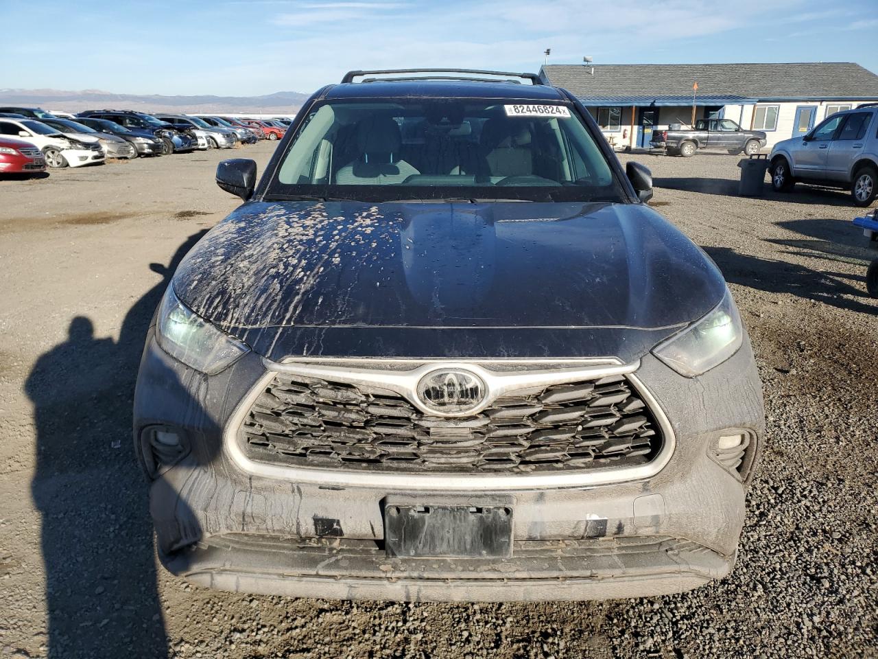 2021 Toyota Highlander VIN 5TDBZRBH6MS539442 Copart auction photo, side / rear end damage thumbnail 5
