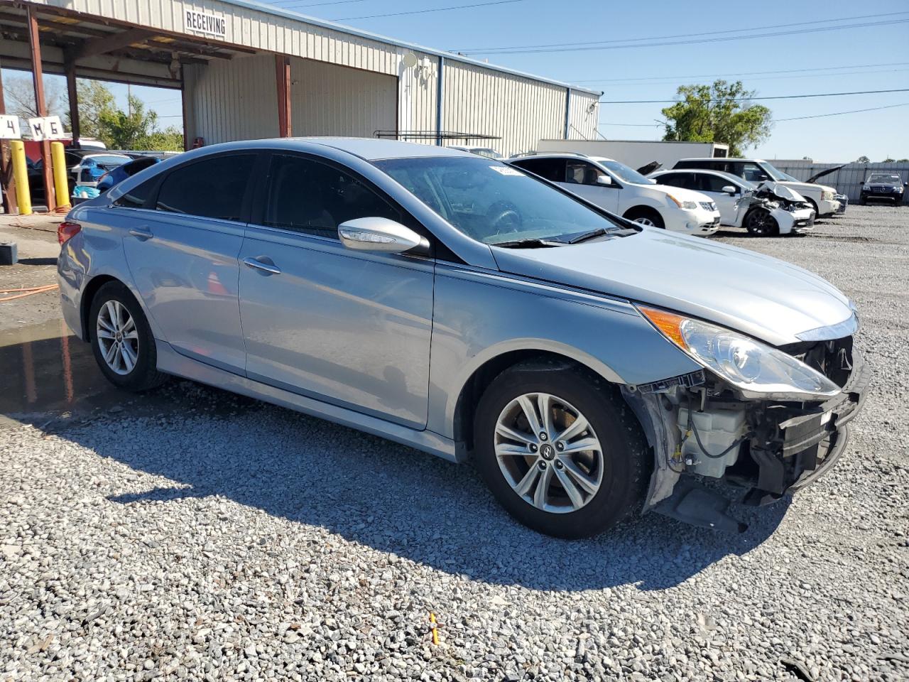 2014 Hyundai Sonata VIN 5NPEB4AC4EH905903 Copart auction photo, front end damage thumbnail 4