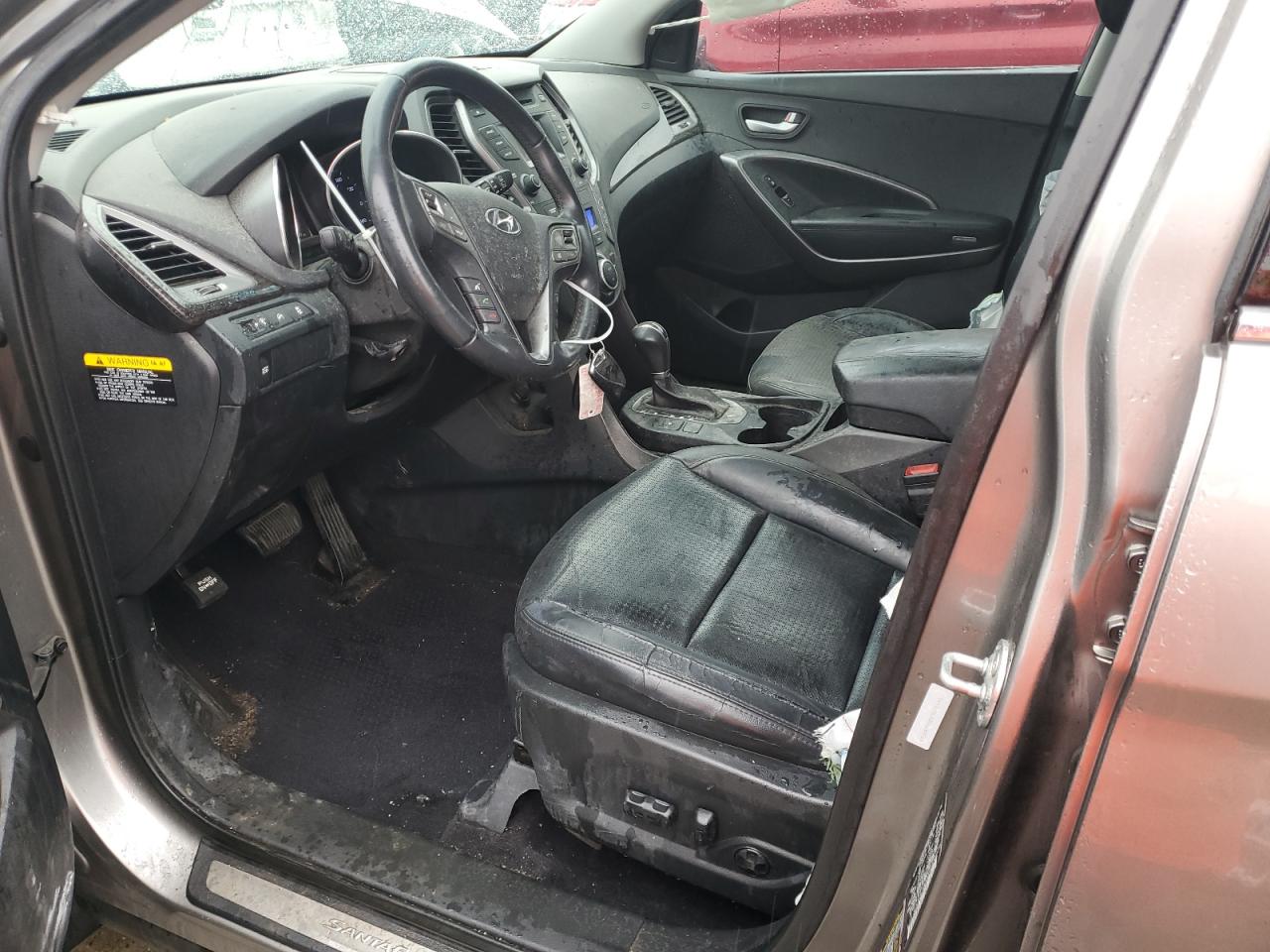 2013 Hyundai Santa Fe VIN 5XYZU3LA8DG054924 Copart auction photo, rollover damage thumbnail 7