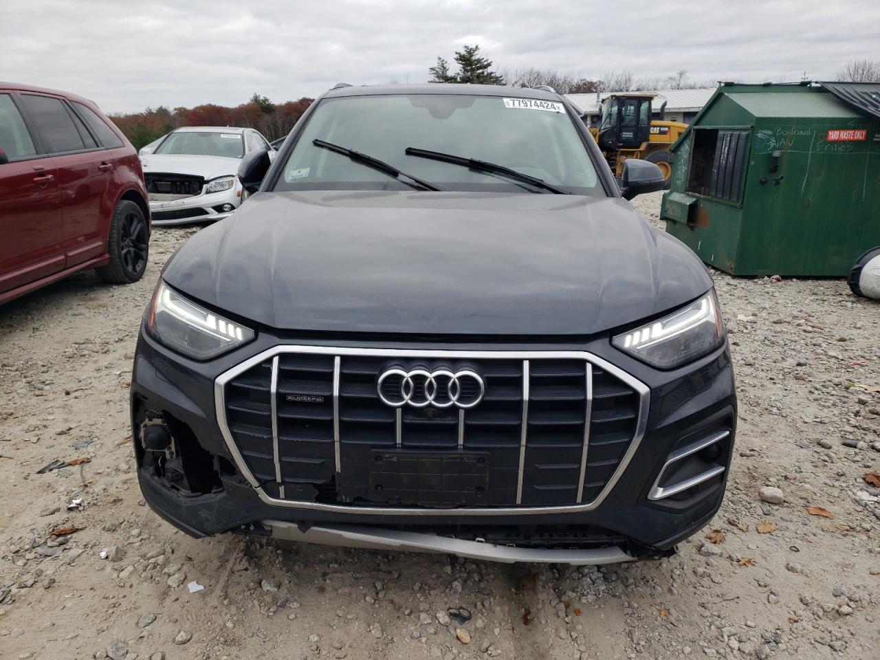 2021 Audi Q5 VIN WA1CAAFY5M2077240 Copart auction photo, front end / rear end damage thumbnail 5