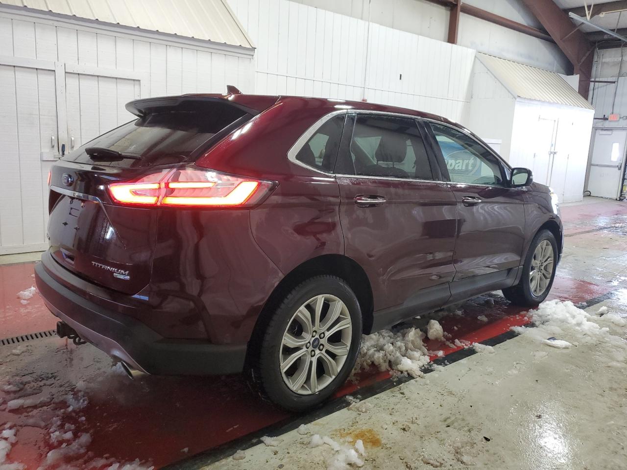 2019 Ford Edge VIN 2FMPK4K99KBC27504 Copart auction photo, front end damage thumbnail 3