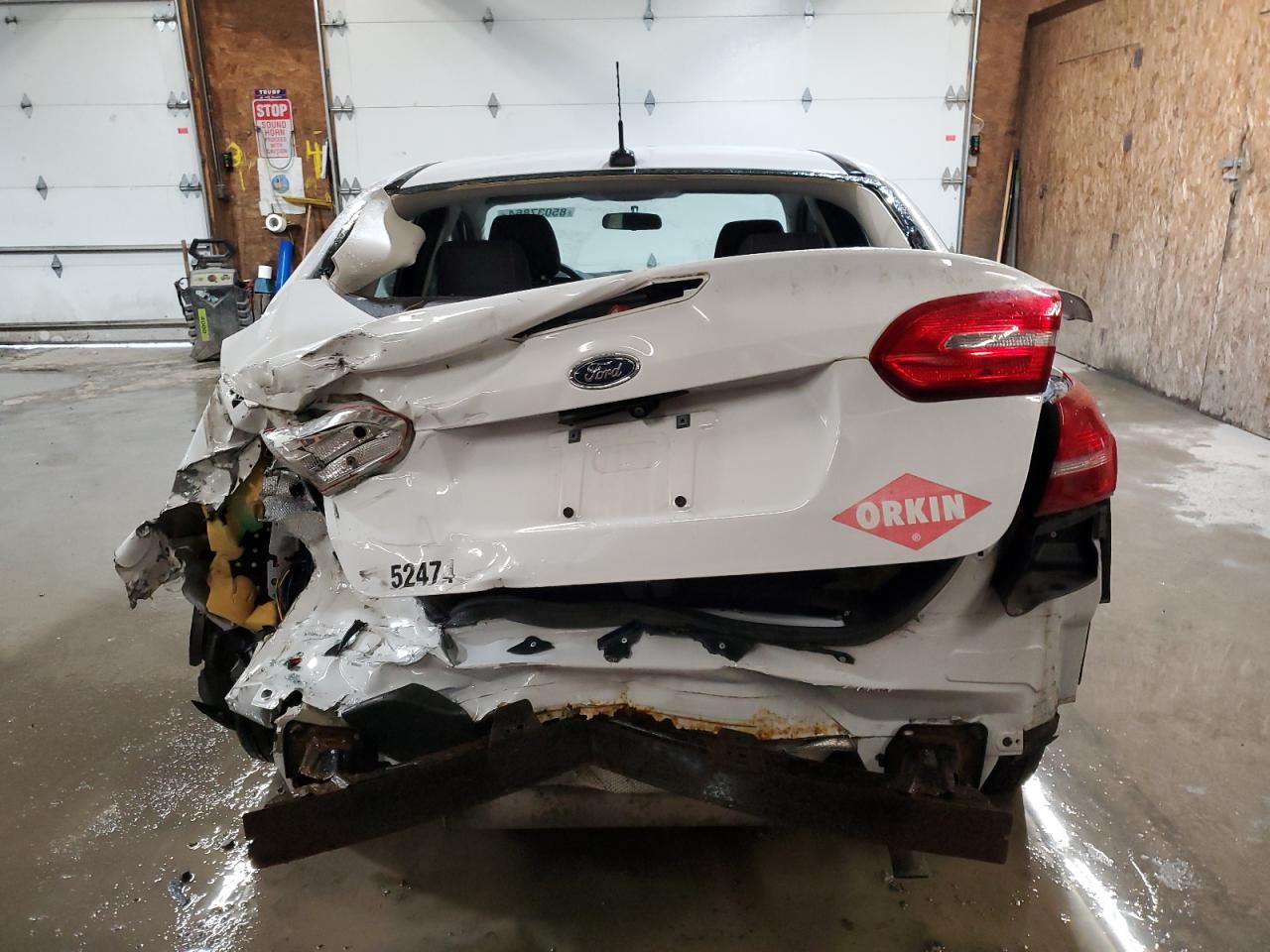 2016 Ford Focus VIN 1FADP3E20GL325660 Copart auction photo, all over damage thumbnail 6