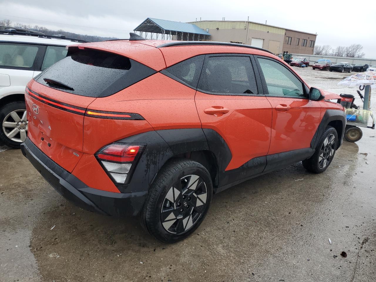 2024 Hyundai Kona VIN KM8HCCAB7RU090146 Copart auction photo, all over damage thumbnail 3
