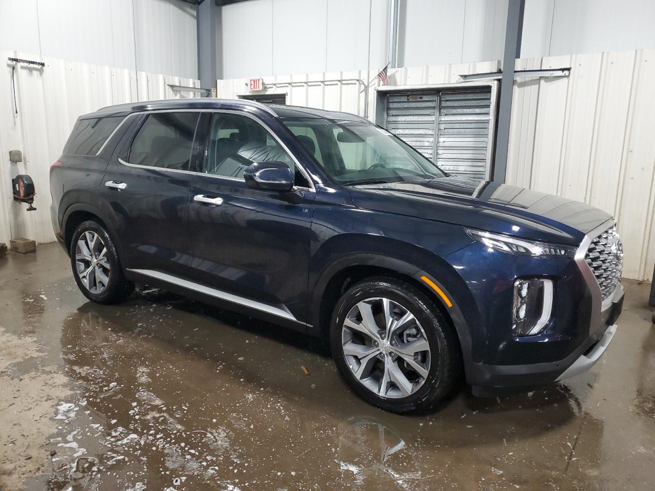 2022 Hyundai Palisade VIN KM8R4DHE9NU439728 Copart auction photo, front end damage thumbnail 4