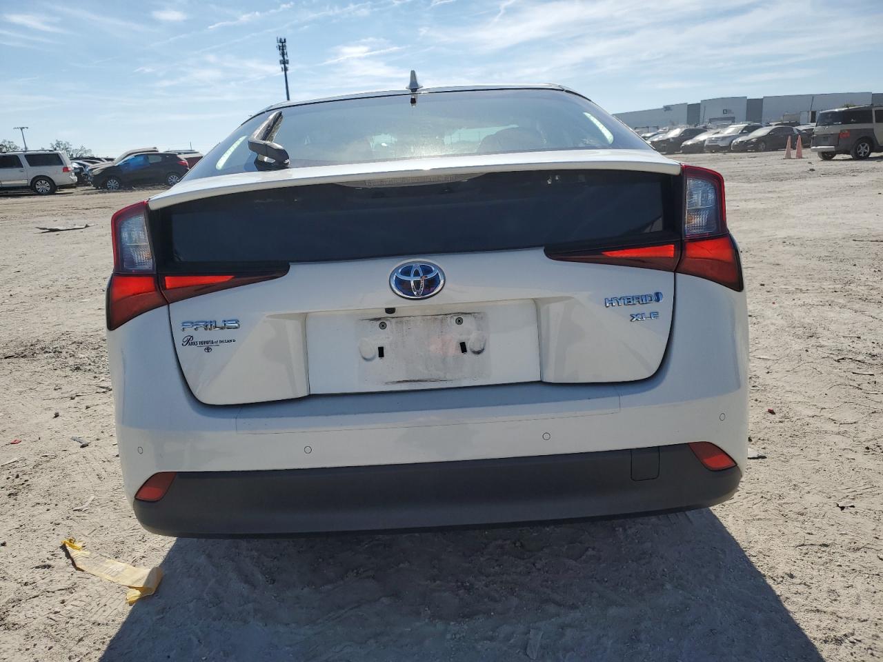 2019 Toyota Prius VIN JTDKARFU2K3093092 Copart auction photo, front end damage thumbnail 6