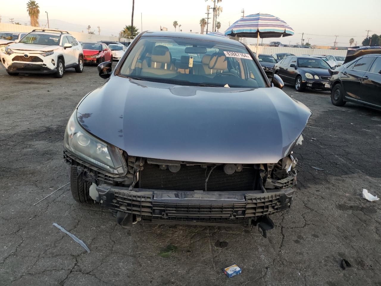 2015 Honda Accord VIN 1HGCR2F36FA075001 Copart auction photo, front end / rear end damage thumbnail 5
