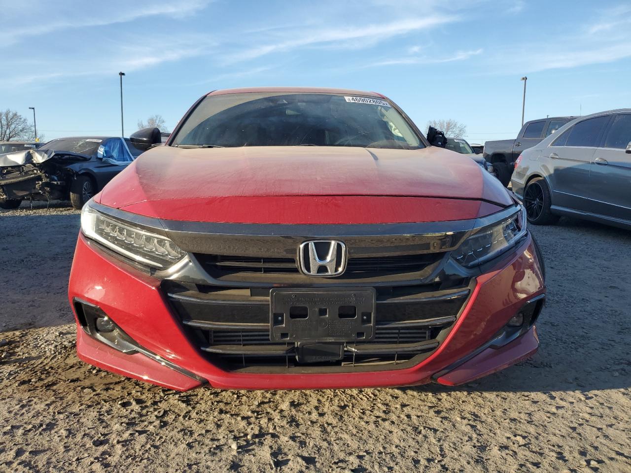 2022 Honda Accord VIN 1HGCV1F43NA033205 Copart auction photo, vandalism / front end damage thumbnail 5
