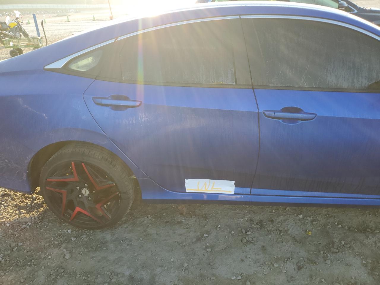2018 Honda Civic VIN 19XFC2F51JE207490 Copart auction photo, side / front end damage thumbnail 12