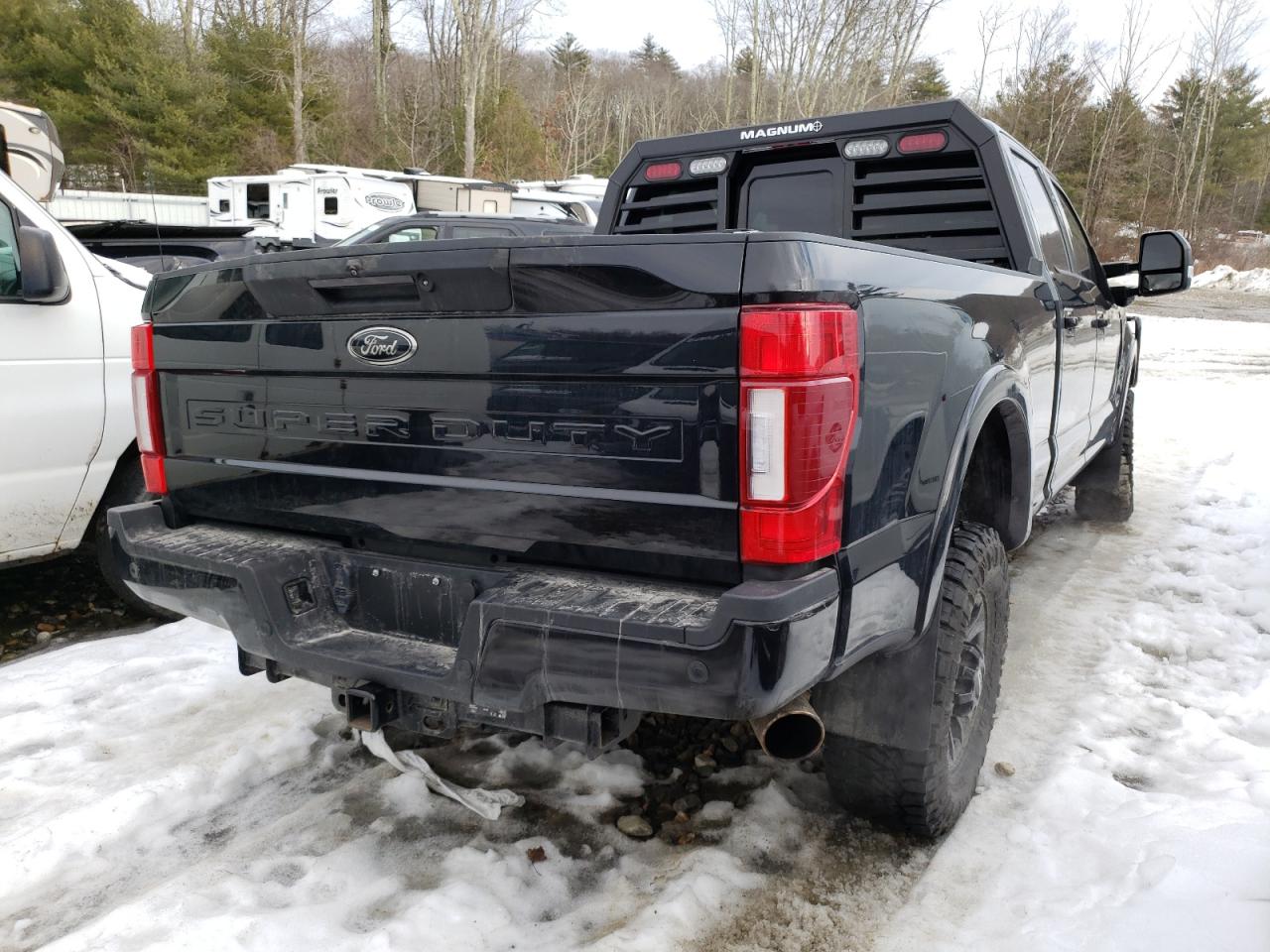2022 Ford F250 VIN 1FT7W2BN7NEC76221 Copart auction photo, front end / undercarriage damage thumbnail 3