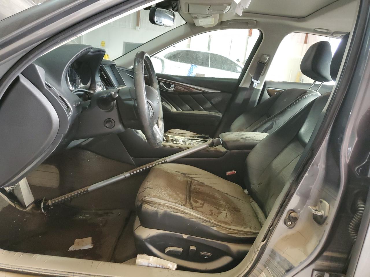 2014 Infiniti Q50 VIN JN1BV7AR8EM705289 Copart auction photo, water/flood / undercarriage damage thumbnail 7