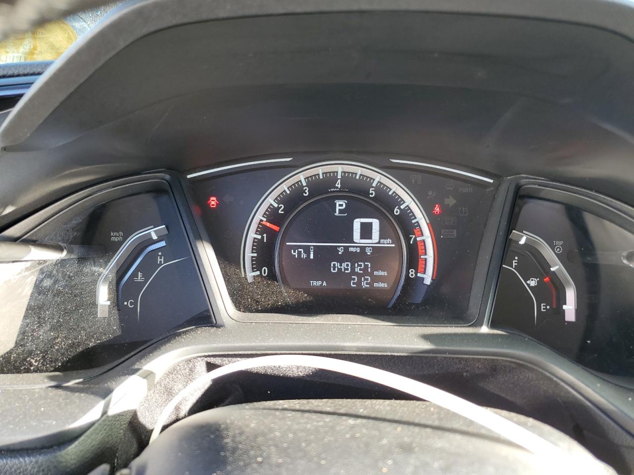2017 Honda Civic VIN 19XFC2F58HE082644 Copart auction photo, biohazard/chemical / minor dent/scratches damage thumbnail 9