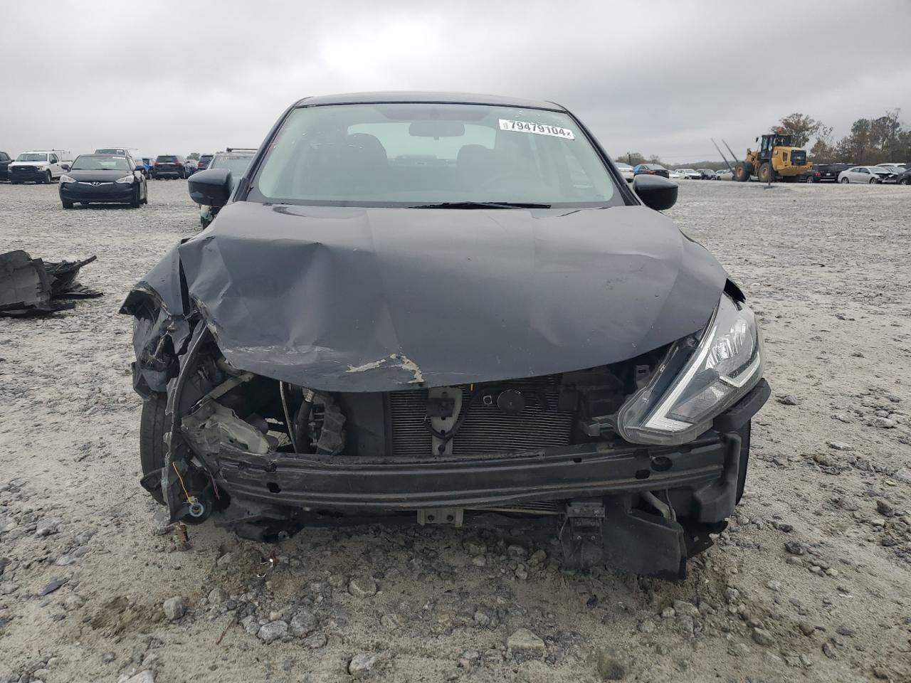 2019 Nissan Sentra VIN 3N1AB7AP7KY448668 Copart auction photo, front end / side damage thumbnail 5