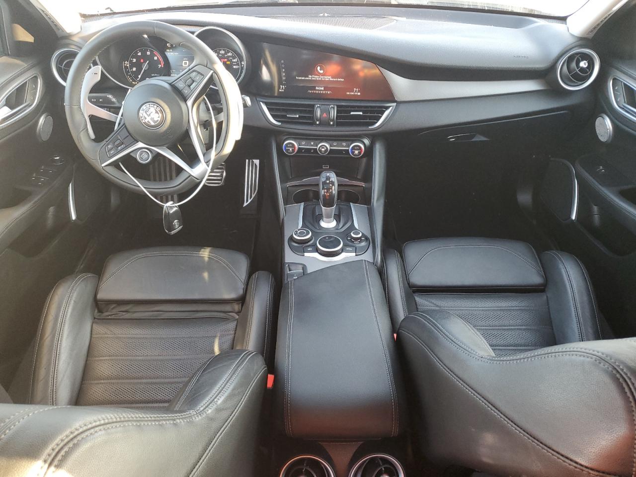 2018 Alfa Romeo Giulia VIN ZARFAEEN6J7596402 Copart auction photo, front end / undercarriage damage thumbnail 8