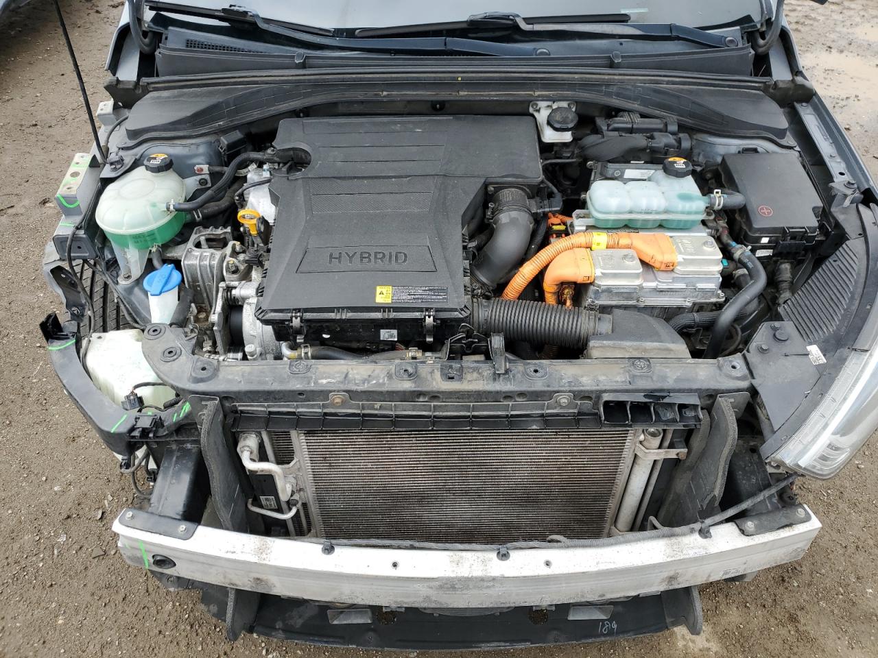 2019 Hyundai IONIQ VIN KMHC65LC4KU170867 Copart auction photo, front end / side damage thumbnail 11