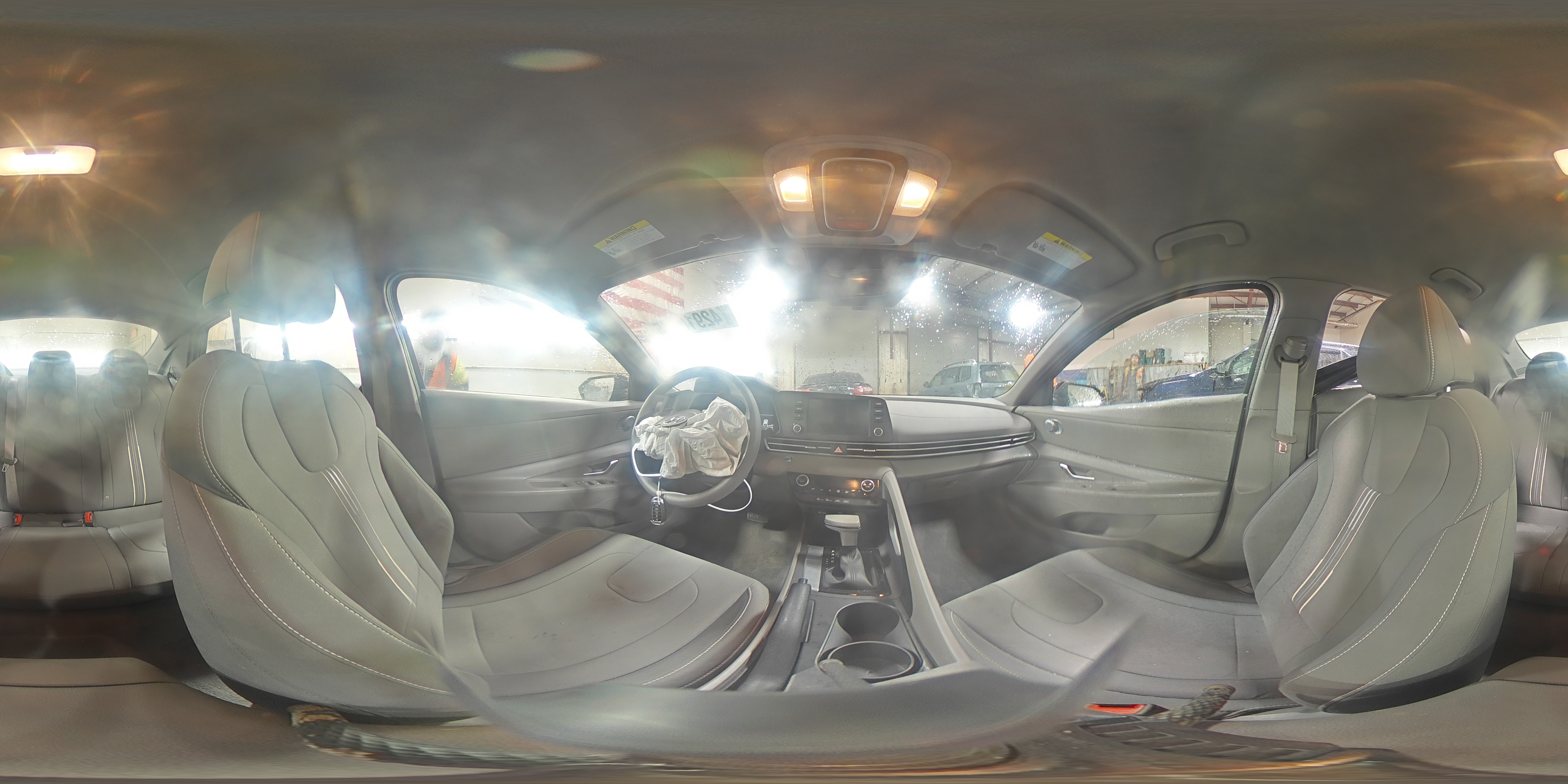 2023 Hyundai Elantra VIN KMHLM4AG3PU415008 Copart auction photo, side / front end damage thumbnail 14