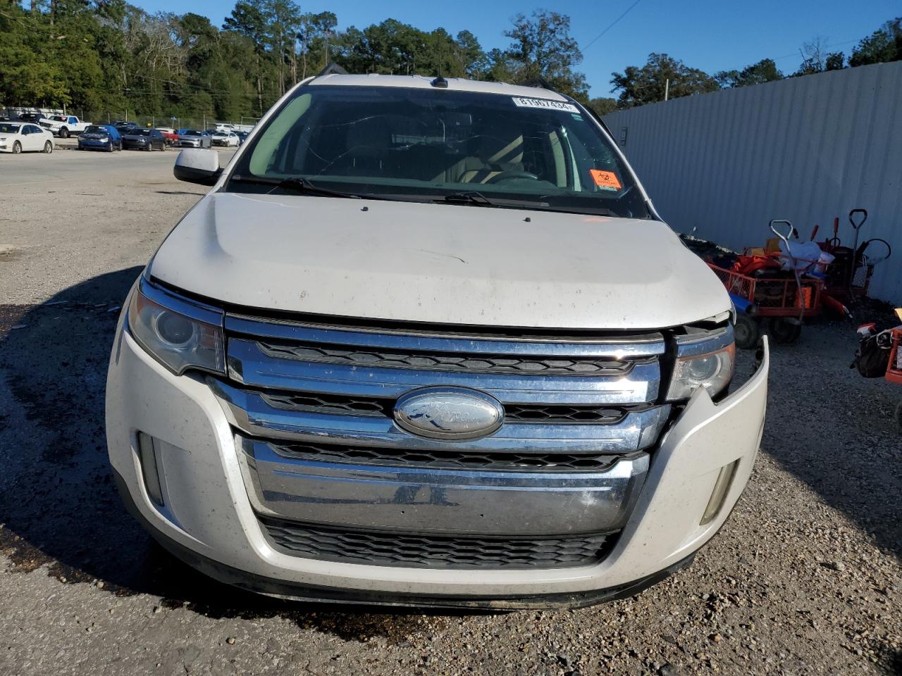2014 Ford Edge VIN 2FMDK3JC6EBA49419 Copart auction photo, side / undercarriage damage thumbnail 5