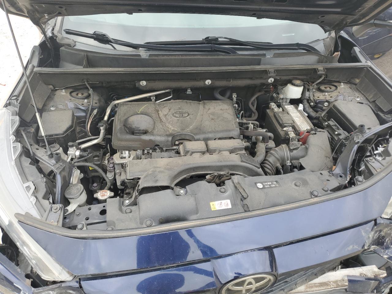 2019 Toyota RAV 4 VIN 2T3W1RFV8KW026326 Copart auction photo, front end / side damage thumbnail 12