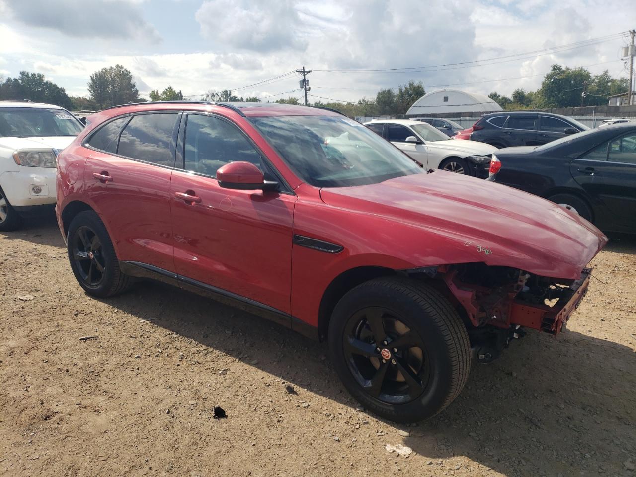 2023 Jaguar F-Pace VIN SADCJ2EX1PA715714 Copart auction photo, front end damage thumbnail 4