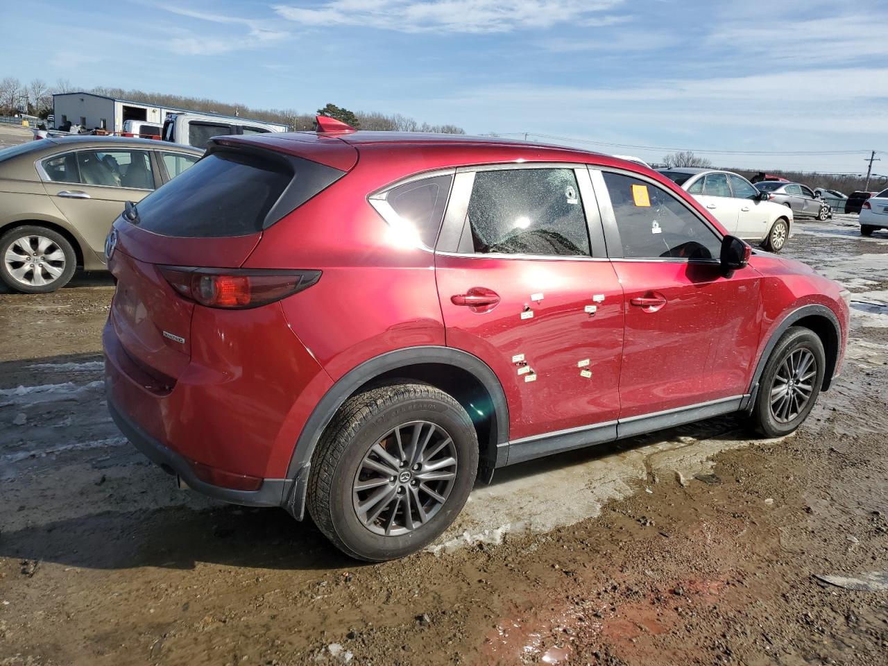 2020 Mazda CX-5 VIN JM3KFABM2L1817439 Copart auction photo, vandalism / minor dent/scratches damage thumbnail 3