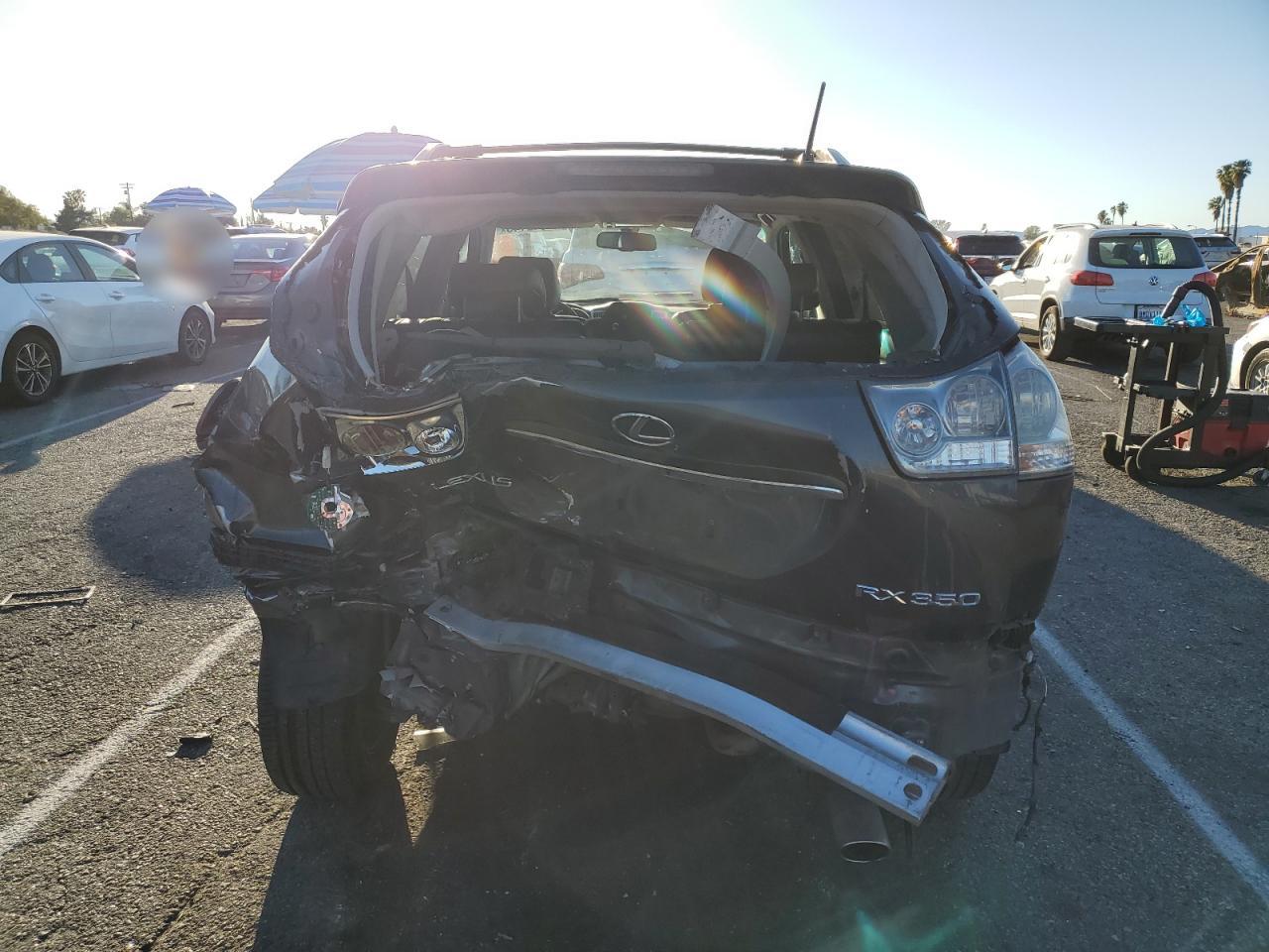 2008 Lexus RX VIN 2T2GK31U08C043391 Copart auction photo, rear end / minor dent/scratches damage thumbnail 6