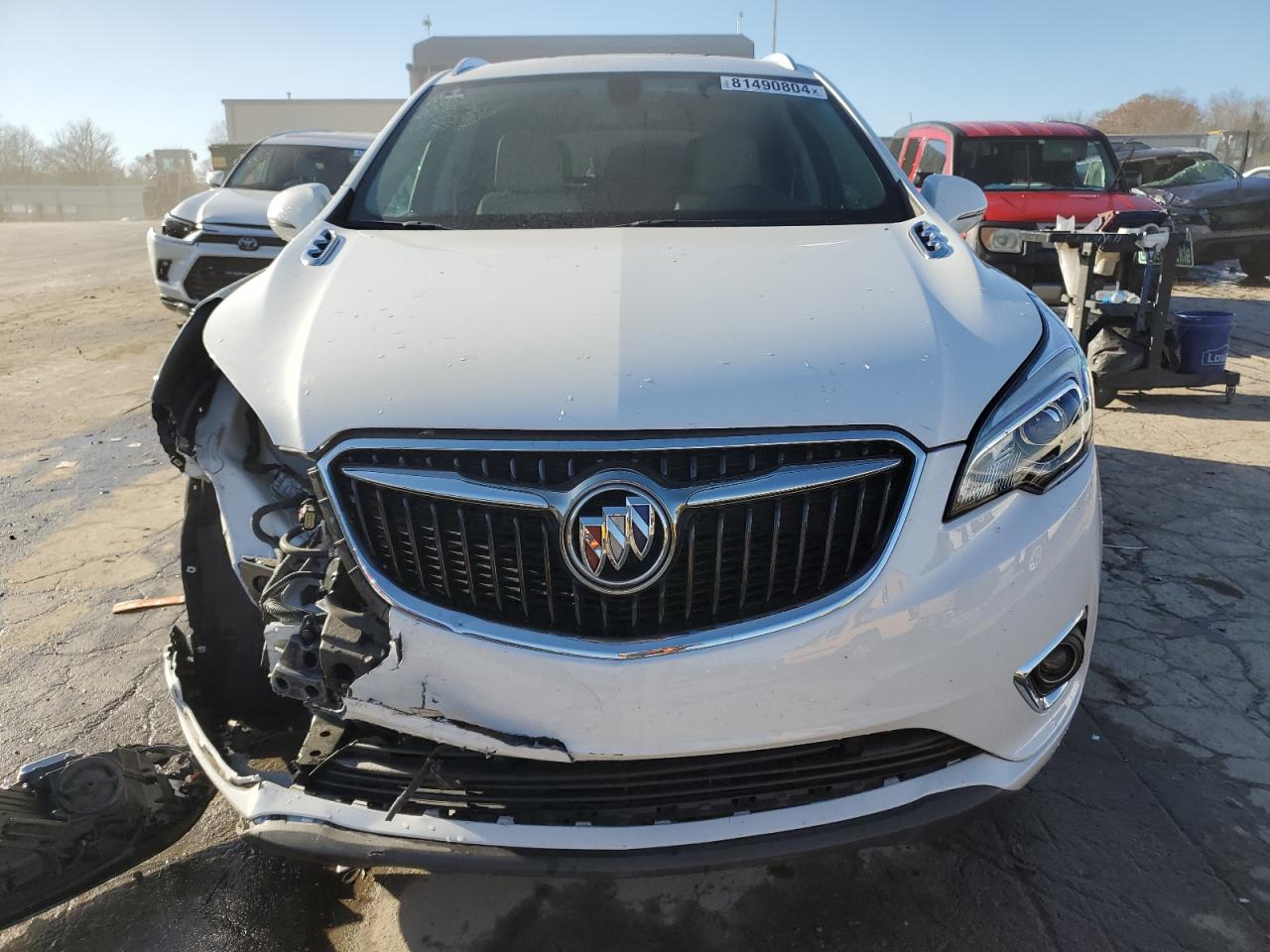 2020 Buick Envision VIN LRBFX2SA7LD225132 Copart auction photo, front end damage thumbnail 5