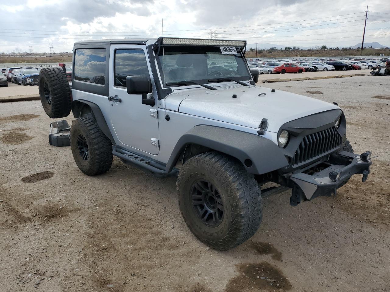 2011 Jeep Wrangler VIN 1J4AA2D11BL599194 Copart auction photo, rear end / front end damage thumbnail 4