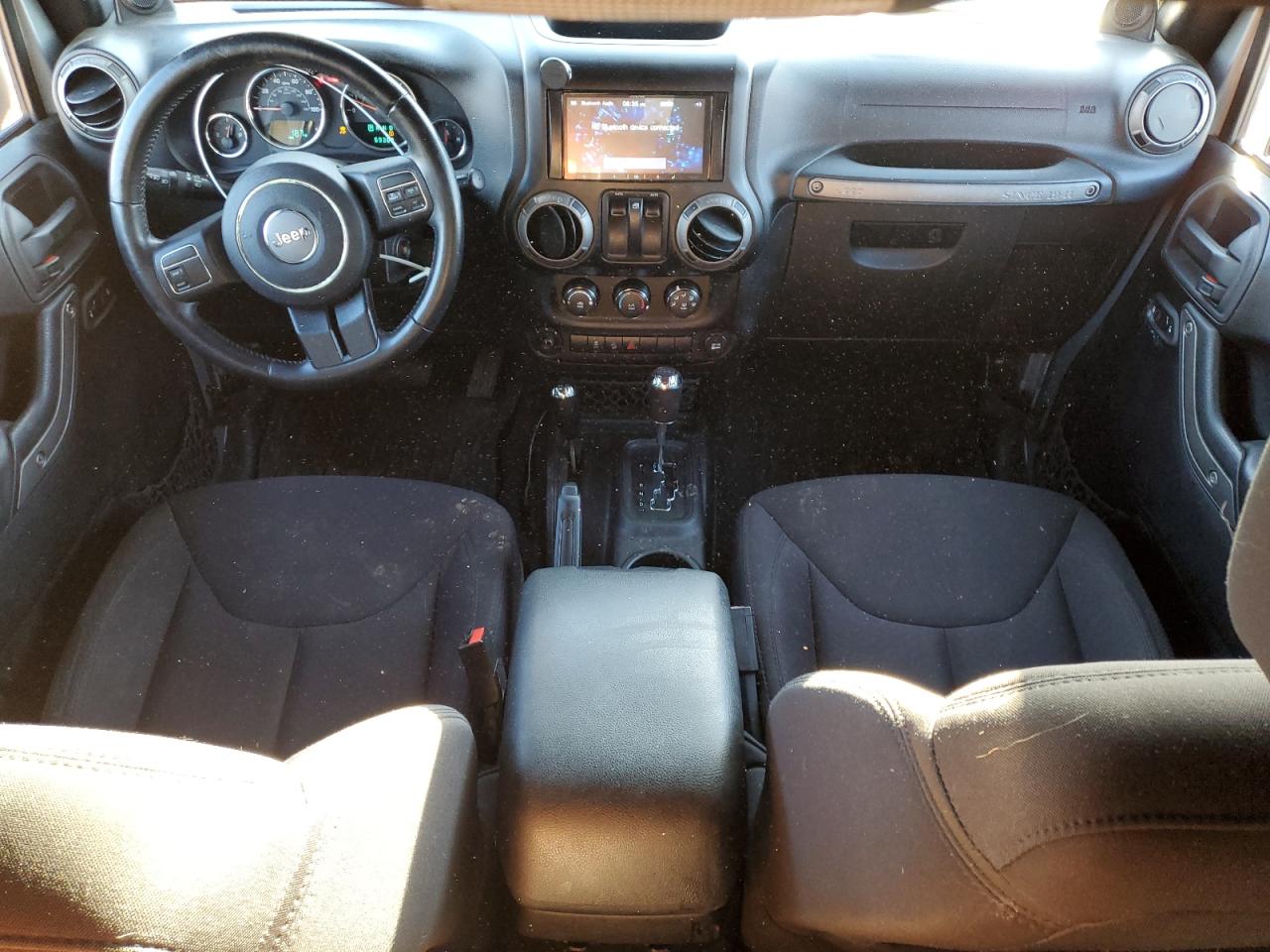 2014 Jeep Wrangler VIN 1C4AJWAG0EL206022 Copart auction photo, front end / undercarriage damage thumbnail 8