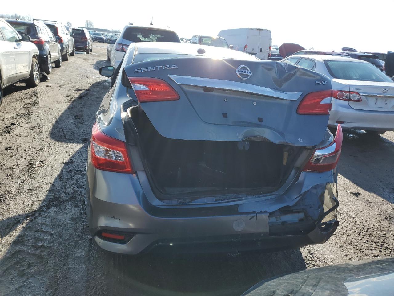 2017 Nissan Sentra VIN 3N1AB7AP3HY245396 Copart auction photo, rear end / minor dent/scratches damage thumbnail 6
