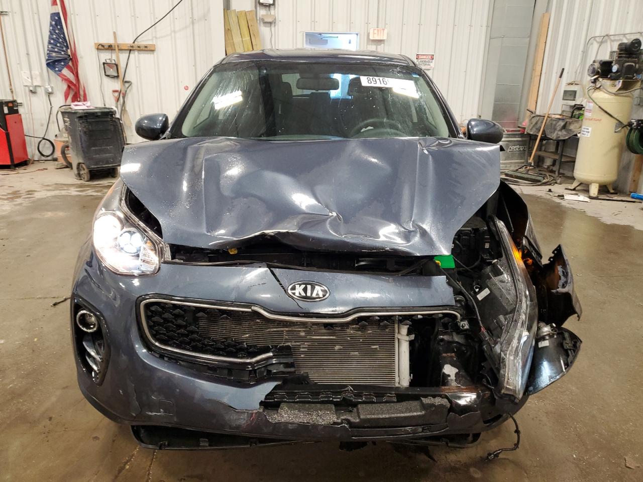 2017 KIA Sportage VIN KNDPMCACXH7145546 Copart auction photo, front end damage thumbnail 5